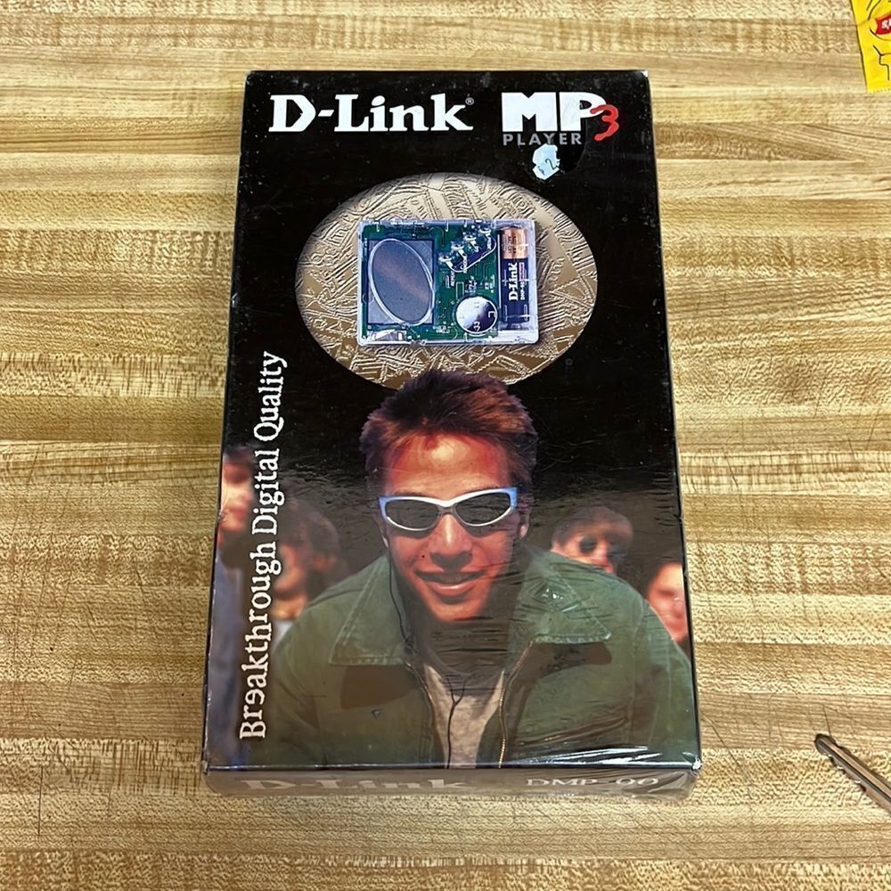 Vintage D-Link MP3 Player BRAND NEW DMP-90 Windows 95/98/2000 Parallel Port 16mb